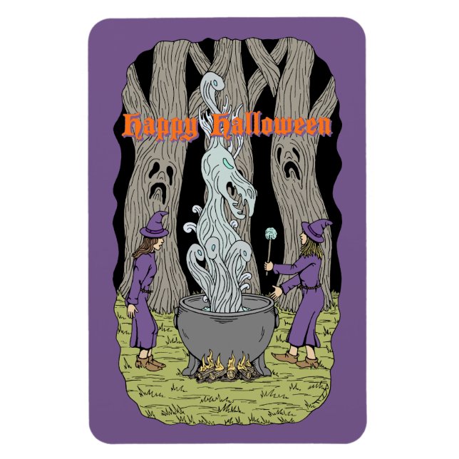 Not What They Expected Happy Halloween Magnet (Vertical)