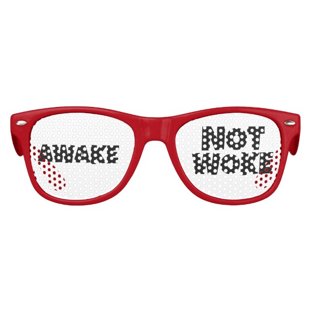 NOT WOKE FUNGLASSES SUNGLASSES   (Front)