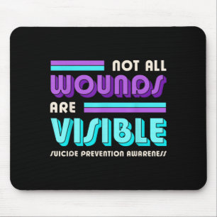 Not wounds are visible prevention awareness day mouse mat