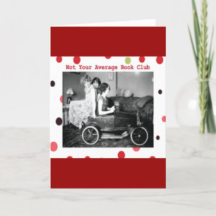 Not your average book club card