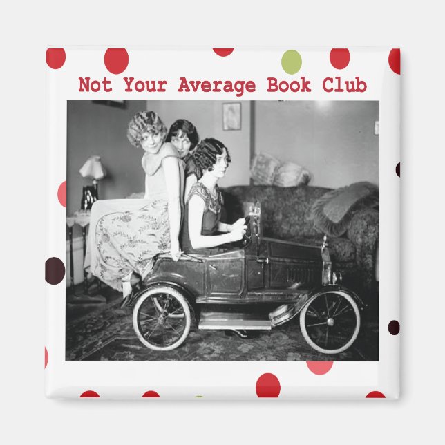 Not your average book club magnet (Front)