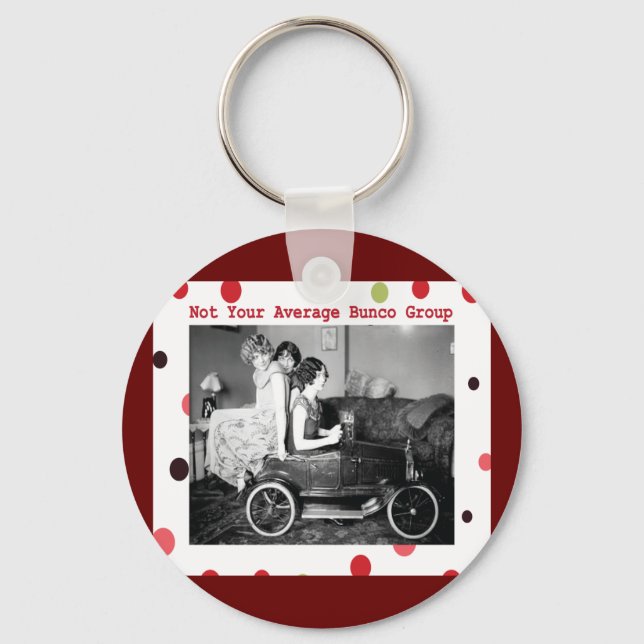not your average bunco group key ring (Front)
