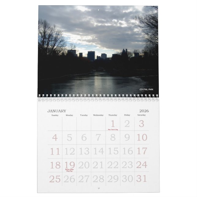 Not Your Average New York City Calendar (Jan 2026)