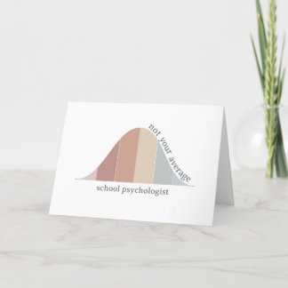 Not your average School Psychologist Thank You Card