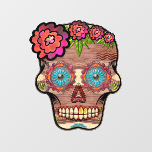 Not Your Average Sugar Skull Window Cling