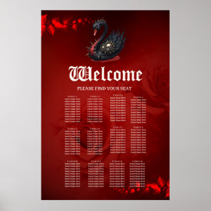 Not Your Average Swan – Spikes, Skulls & Sass. Poster