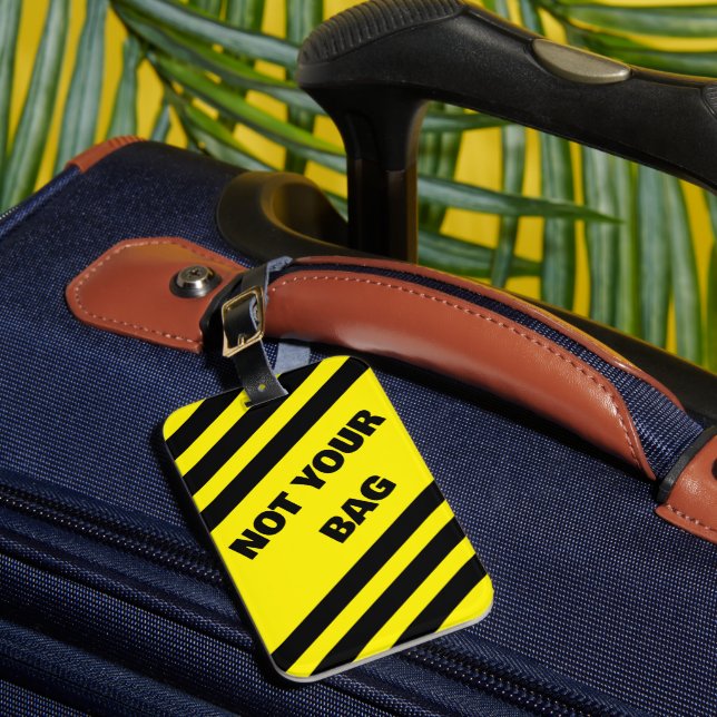 Not Your Bag Luggage Tag (Front Insitu 1)