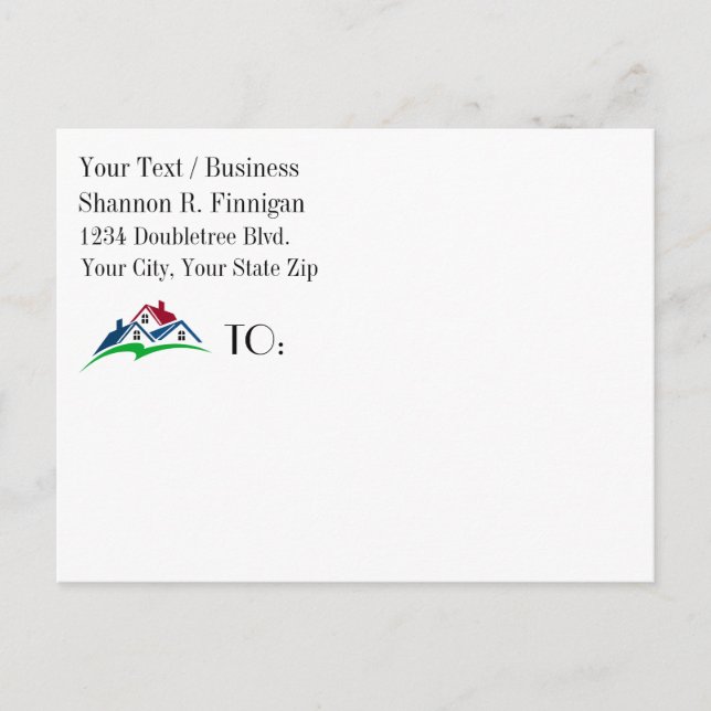 Not Your Basic Postcard - Real Estate - See Back (Front)