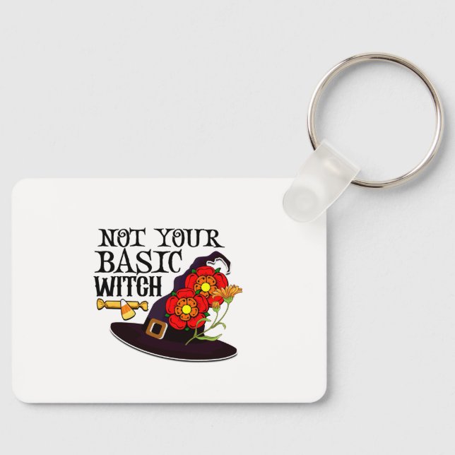 Not Your Basic Witch Key Ring (Front)