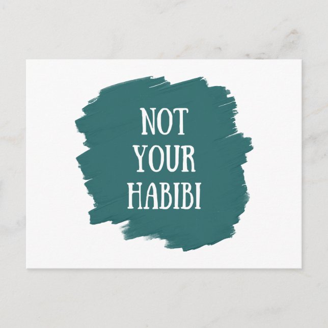 Not Your Habibi Holiday Postcard (Front)