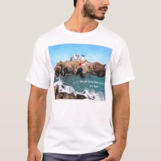 Not Your Normal Nubble Lighthouse T-shirt for him (Front)