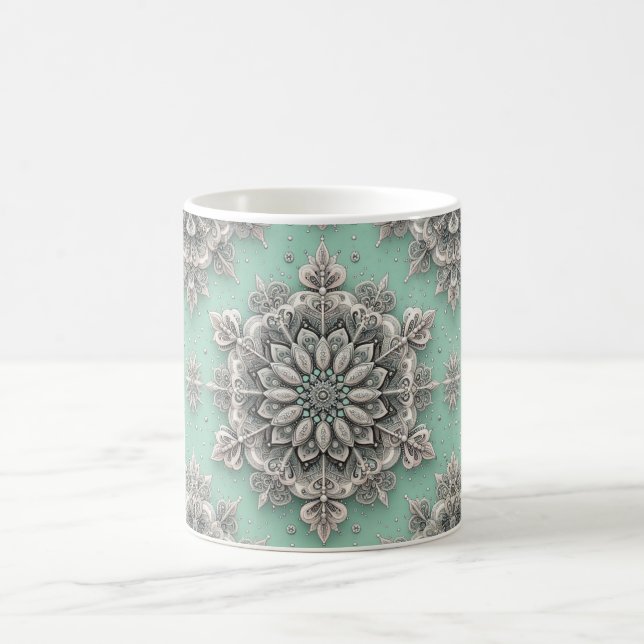 Not Your Ordinary Snowflakes II Coffee Mug (Center)