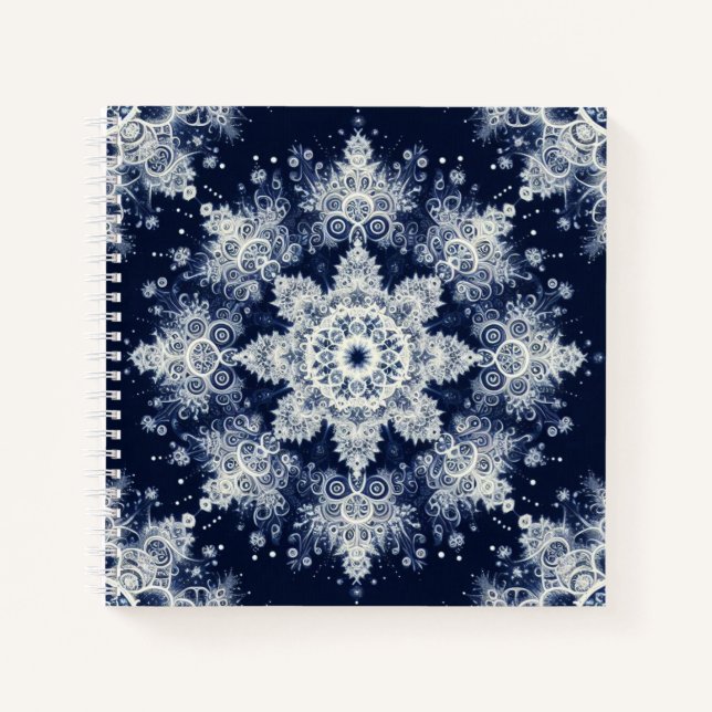 Not Your Ordinary Snowflakes III Notebook (Front)