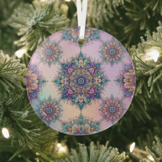 Not Your Ordinary Snowflakes VI Glass Tree Decoration