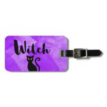 Not Yours Purple Witch Black Cat Magic