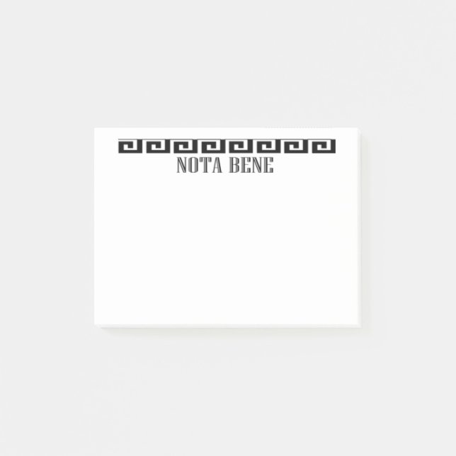 Nota Bene! Post-it Notes (Front)
