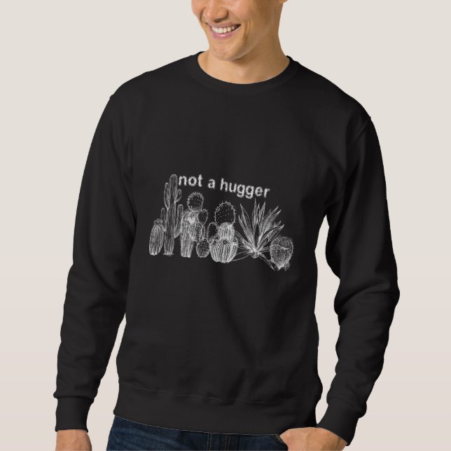 Nota Hugger Cactus Philodendron Micans Monstera Al Sweatshirt (Front)