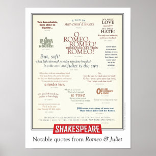 Notable quotes from Romeo and Juliet Poster