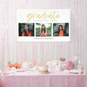Notably Cool EDITABLE COLOR Graduation Banner