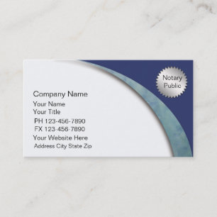 Notary Business Cards