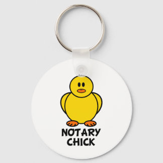 Notary Chick Key Ring