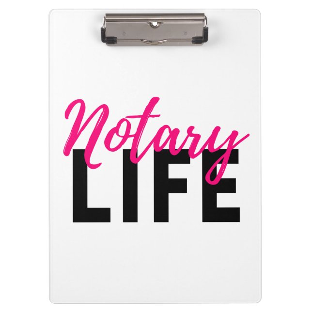 Notary Life Clipboard (Front)