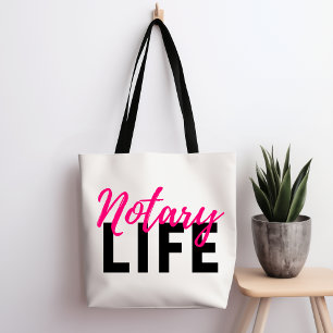 Notary Life Public Tote Bag