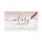 Notary loan rose gold glitter marble typography