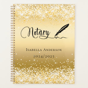 Notary loan signing agent gold 2026 planner