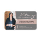 Notary Loan Signing Agent Modern Rose Gold Photo