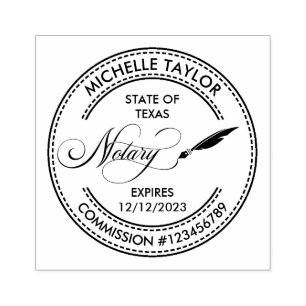 Notary Loan Signing Agent Professional Modern Rubb Rubber Stamp