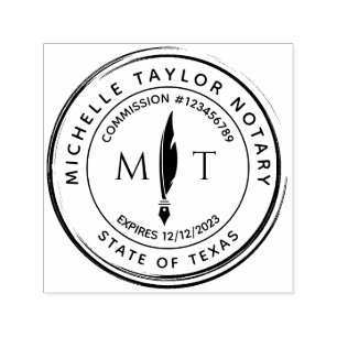 Notary Loan Signing Agent Professional Modern Rubb Self-inking Stamp