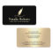 Notary Loan Signing Agent Quill Logo Black & Gold