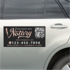 Notary Loan Signing Agent Rose Gold & Black 