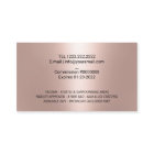 Notary Loan Signing Agent Rose Gold Quill Black