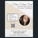 Notary Mobile Services Photo QR FLYER E<br><div class="desc">Modern Flyers for Notary Public Services</div>