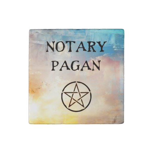 Image of Notary Pagan Air Stone Magnet