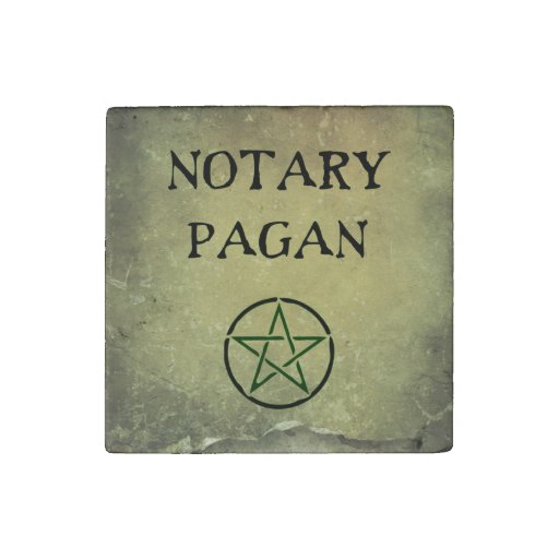 Image of Notary Pagan Earth Stone Magnet