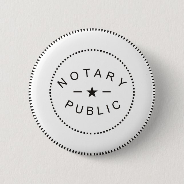 NOTARY PUBLIC ACCESSORIES 6 CM ROUND BADGE (Front)