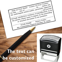 Notary Public Custom Acknowledgement