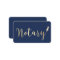 Notary Public Gold & Navy Blue Professional