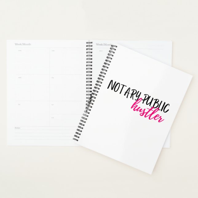 Notary Public Hustler Planner (Display)