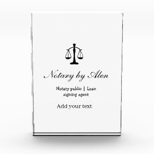 Notary public Loan signing agent add name address Photo Block