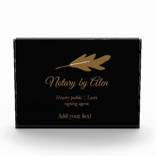 Notary public Loan signing agent add name address Photo Block
