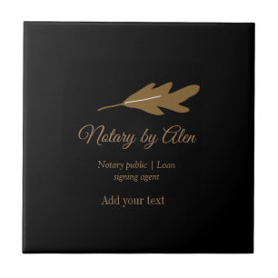 Notary public Loan signing agent add name address Tile