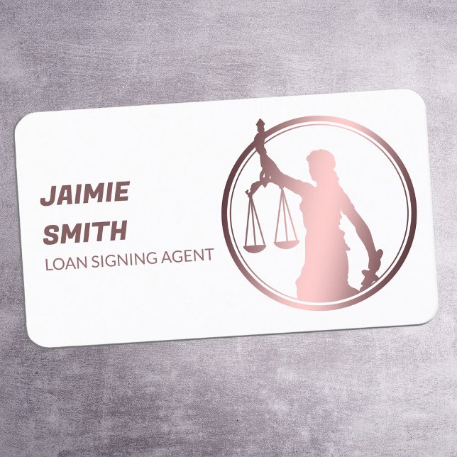 Notary Public Loan Signing Business Card (Notary Public Loan Signing Business Cards)