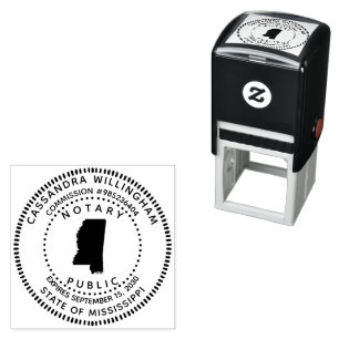 Notary Public Mississippi Self-inking Stamp
