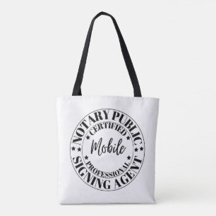 Notary Public Signing Agent Tote Bag