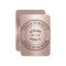 Notary Public Stamp Modern Rose Gold Metallic