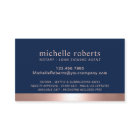 Notary Script Loan Signing Agent Rose Gold & Navy